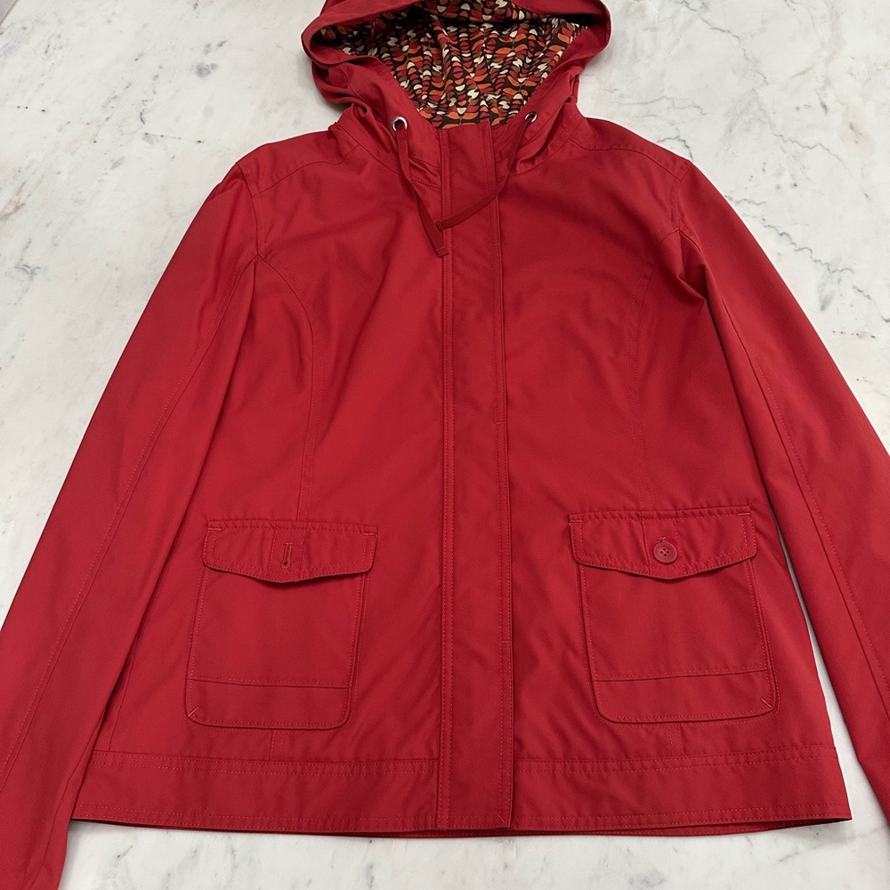 Pendleton Red Jacket With Patterned Lining - image 1